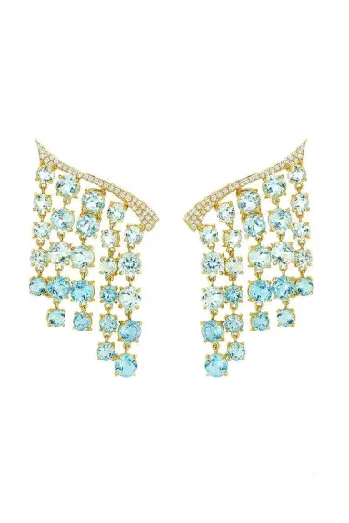 CAROL KAUFFMANN Blue Topaz Bossa Nova Earrings | Thumbnail 1