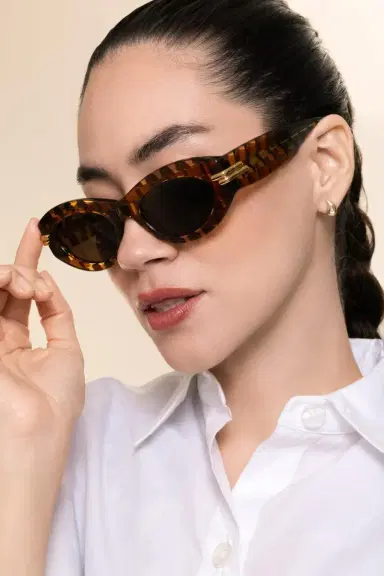 Bottega Veneta Bold Ribbon Oval Sunglasses | Thumbnail 2