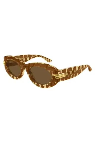 Bottega Veneta Bold Ribbon Oval Sunglasses | Thumbnail 5