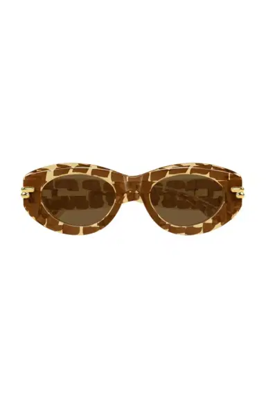 Bottega Veneta Bold Ribbon Oval Sunglasses | Thumbnail 1