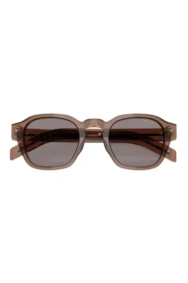 Prada Bold Round Sunglasses - Transparent Clay | Thumbnail 3 Prada Bold Round Sunglasses - Transparent Clay | Thumbnail 3