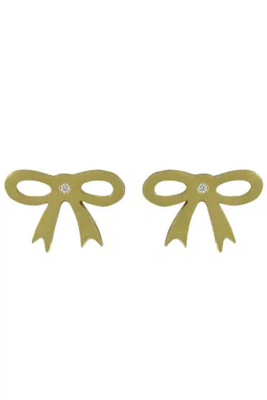 IRENE NEUWIRTH JEWELRY Bow Stud Earrings | Thumbnail 1