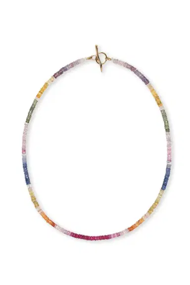 LIZZIE FORTUNATO FINE Brilliant Sapphire Bead Necklace | Thumbnail 1 LIZZIE FORTUNATO FINE Brilliant Sapphire Bead Necklace | Thumbnail 1