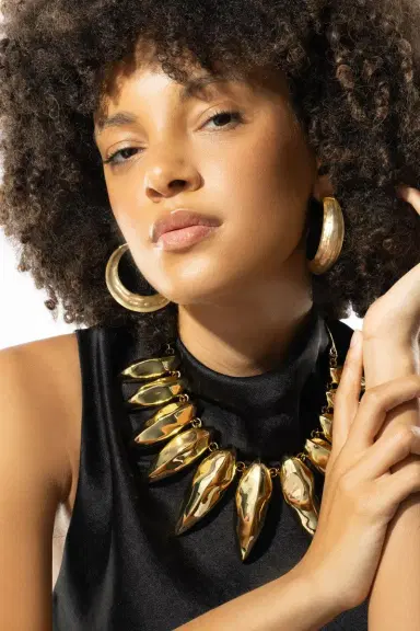 ALEXIS BITTAR Brut Armor Necklace | Thumbnail 2