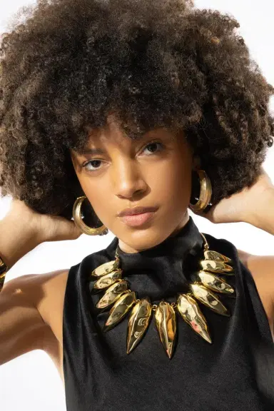 ALEXIS BITTAR Brut Armor Necklace | Thumbnail 4