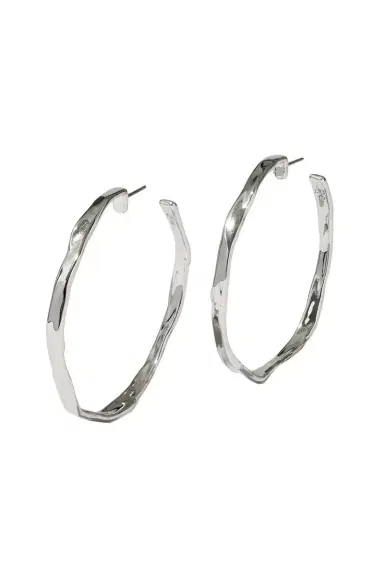 ALEXIS BITTAR Brut Skinny Hoop Earrings | Thumbnail 1