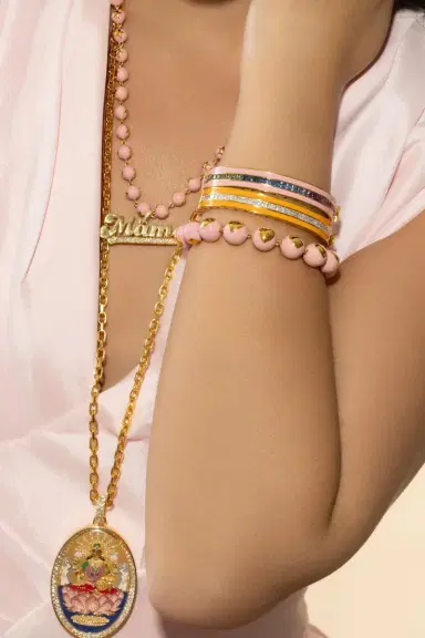 BUDDHA MAMA Bubblegum Heart Bracelet | Thumbnail 3