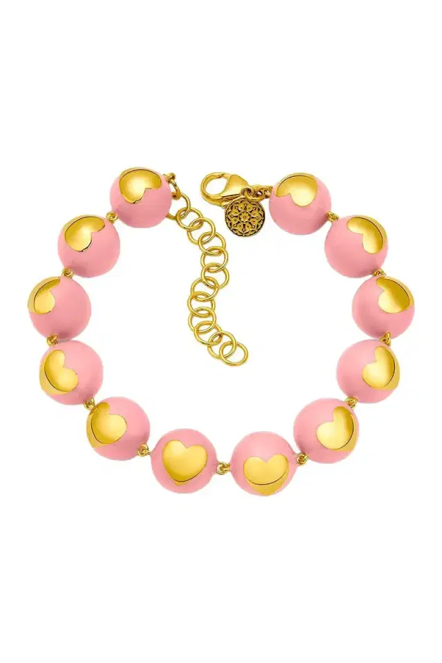 BUDDHA MAMA Bubblegum Heart Bracelet