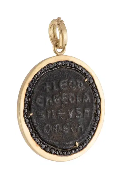 Sylva & Cie Byzantine Leo VI Coin Pendant | Thumbnail 1