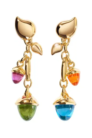 TAMARA COMOLLI Candy Mikado Two Acorn Dangling Earrings | Thumbnail 1 TAMARA COMOLLI Candy Mikado Two Acorn Dangling Earrings | Thumbnail 1