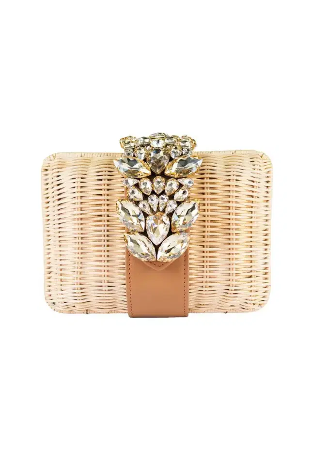 GEDEBE Capri Clutch - Caramel