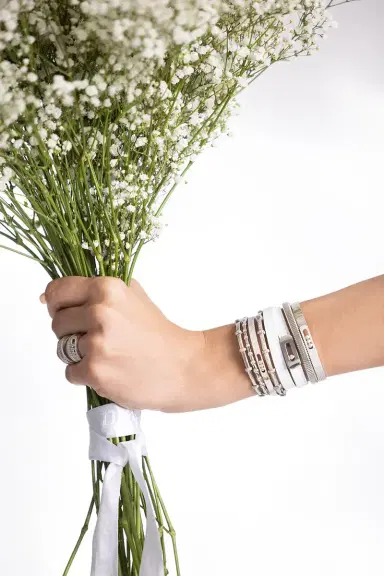 SIDNEY GARBER Carly Bracelet - White Gold | Thumbnail 3 SIDNEY GARBER Carly Bracelet - White Gold | Thumbnail 3