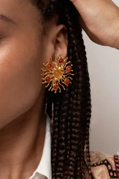 Sylvia Toledano Carnaline Sunshine Earrings | Thumbnail 2