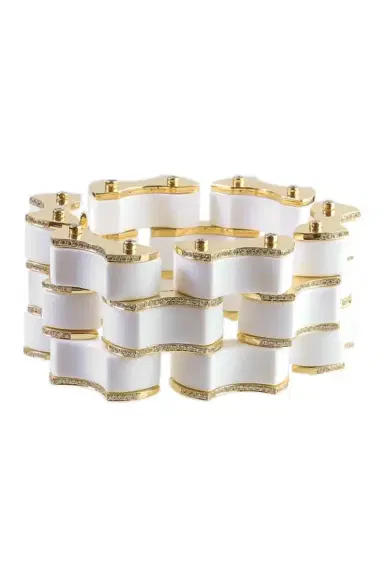 ALETTO BROTHERS Carved Cocolon Ondina Diamond Edge Bracelet | Thumbnail 1 ALETTO BROTHERS Carved Cocolon Ondina Diamond Edge Bracelet | Thumbnail 1