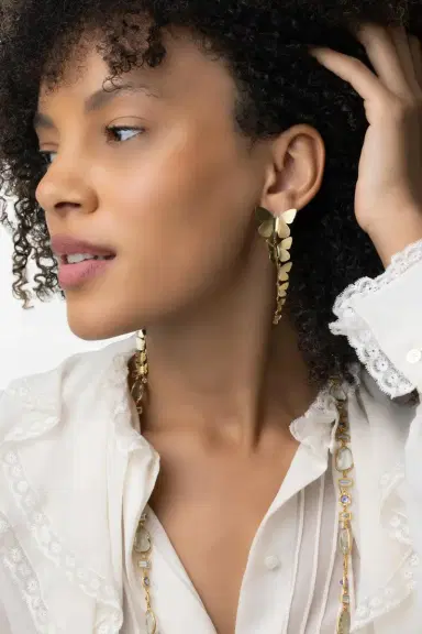 TANYA FARAH Cascading Butterfly Earrings | Thumbnail 2 TANYA FARAH Cascading Butterfly Earrings | Thumbnail 2