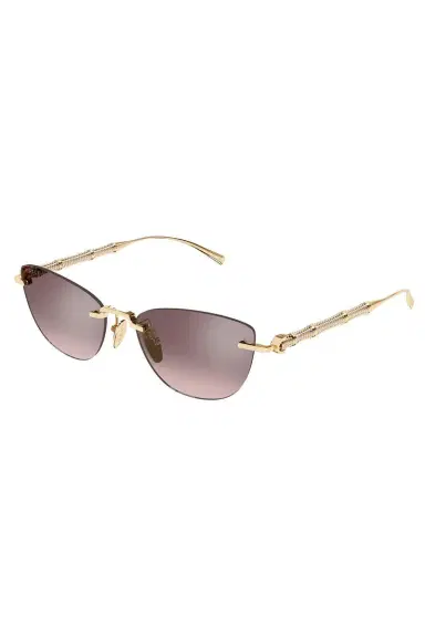 Gucci Cat Eye Bamboo Sunglasses | Thumbnail 5