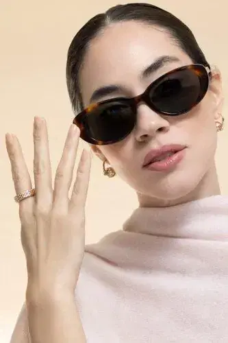 Saint Laurent Cat Eye Oval Sunglasses | Thumbnail 2 Saint Laurent Cat Eye Oval Sunglasses | Thumbnail 2