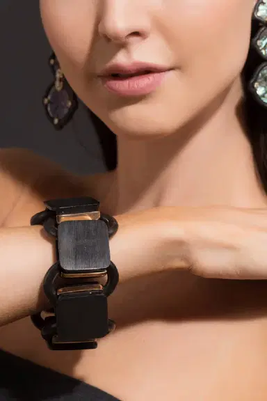 FEDERICA RETTORE Catena Ebony Wood Bracelet | Thumbnail 2