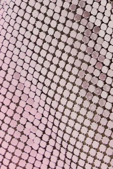 Rabanne Chainmail Shoulder Bag - Pink | Thumbnail 7