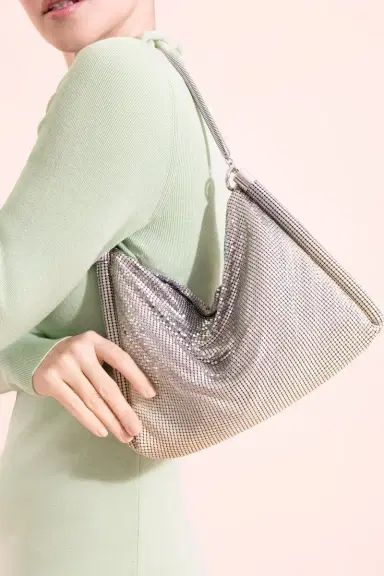 Rabanne Chainmail Shoulder Bag - Silver Gold | Thumbnail 2