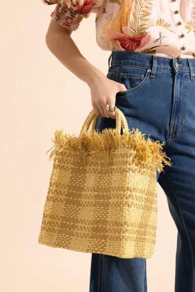 PAMELA MUNSON Check Mate Bag - Brushed Gold | Thumbnail 2 PAMELA MUNSON Check Mate Bag - Brushed Gold | Thumbnail 2
