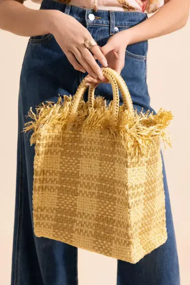 PAMELA MUNSON Check Mate Bag - Brushed Gold | Thumbnail 3 PAMELA MUNSON Check Mate Bag - Brushed Gold | Thumbnail 3