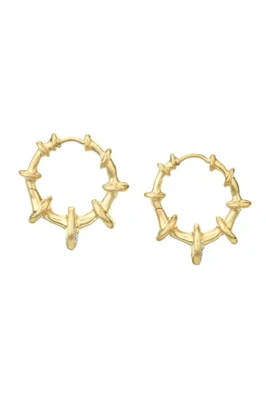 VRAM Chrona Diamond Mini Hoop Earrings | Thumbnail 6