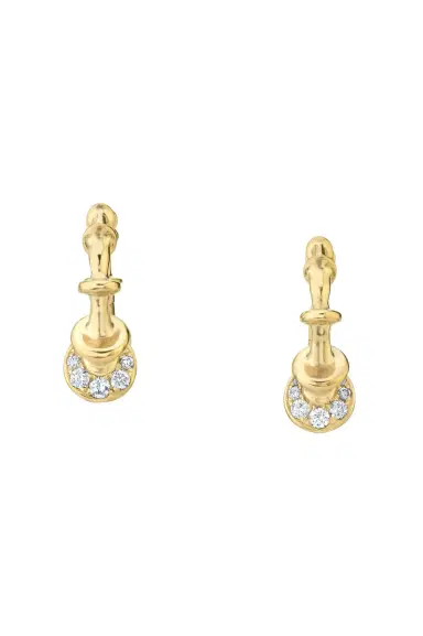 VRAM Chrona Diamond Mini Hoop Earrings | Thumbnail 7