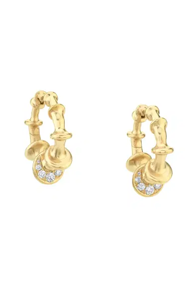 VRAM Chrona Diamond Mini Hoop Earrings | Thumbnail 1