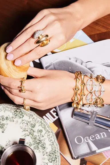 VRAM Chrona Hinged Double Cuff Bracelet | Thumbnail 2
