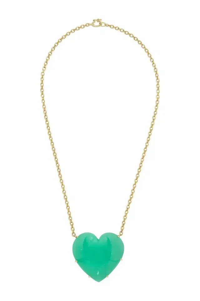 IRENE NEUWIRTH JEWELRY Chrysoprase Love Necklace
