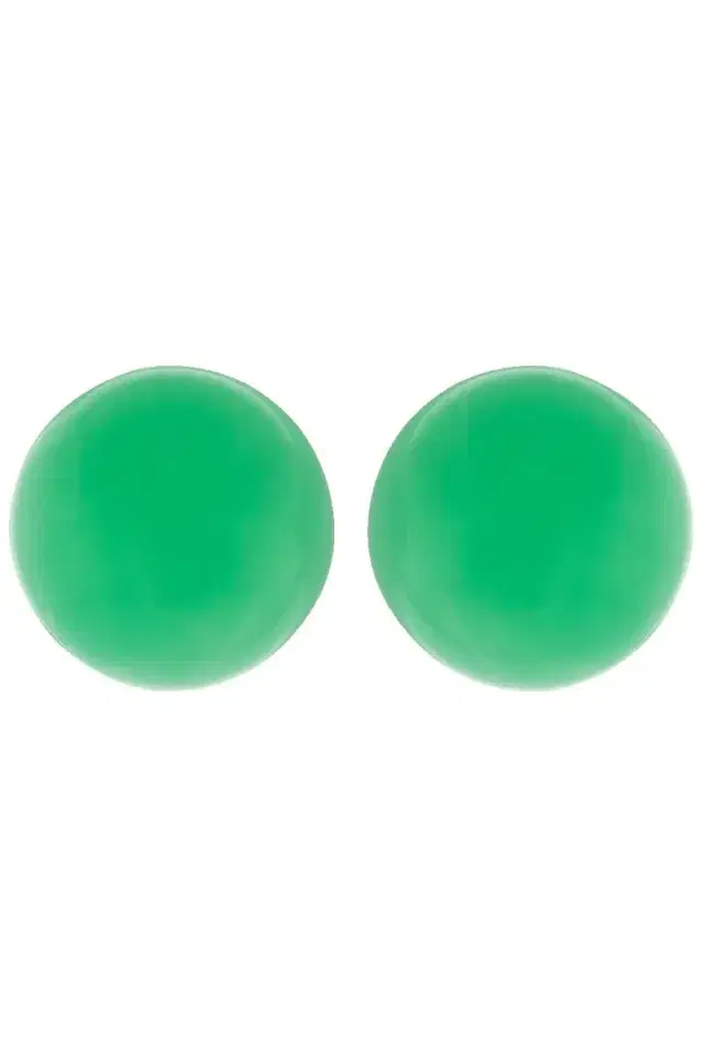 IRENE NEUWIRTH JEWELRY Chrysoprase Stud Earrings