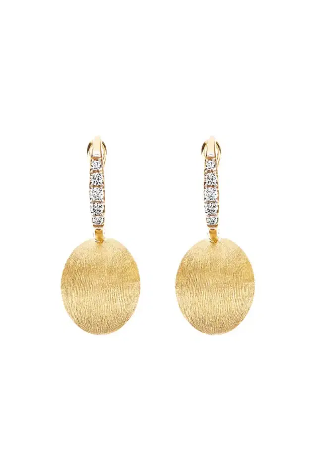 NANIS Ciliegine Gold Drop Earrings