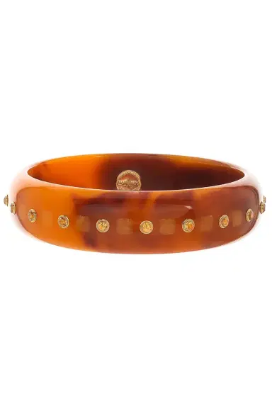 MARK DAVIS Citrine Brown Bakelite Bangle | Thumbnail 1 MARK DAVIS Citrine Brown Bakelite Bangle | Thumbnail 1