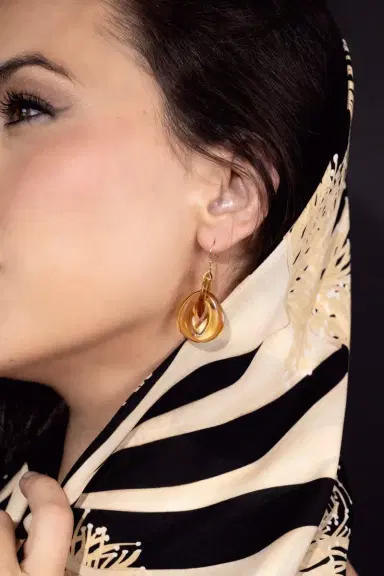 TEN THOUSAND THINGS Citrine Peacock Earrings | Thumbnail 2 TEN THOUSAND THINGS Citrine Peacock Earrings | Thumbnail 2