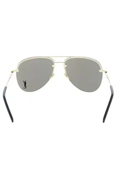 Saint Laurent Classic Gold Aviator Sunglasses | Thumbnail 4