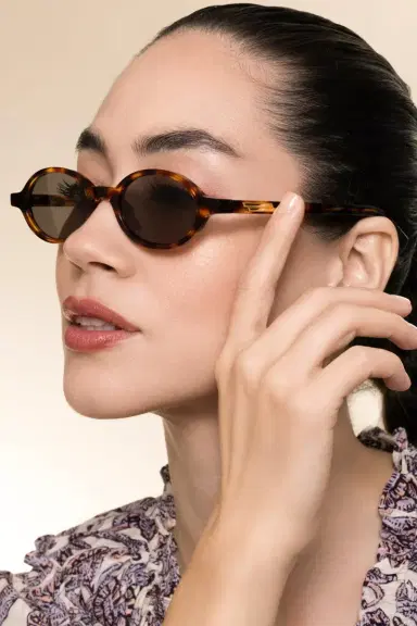 Bottega Veneta Classic Round Sunglasses | Thumbnail 4