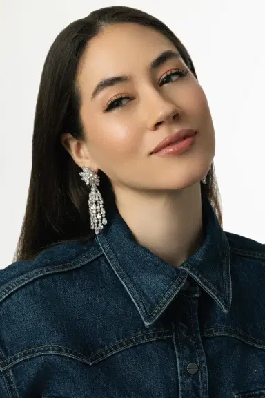 FANTASIA by DESERIO Cluster Waterfall Earrings | Thumbnail 3 FANTASIA by DESERIO Cluster Waterfall Earrings | Thumbnail 3