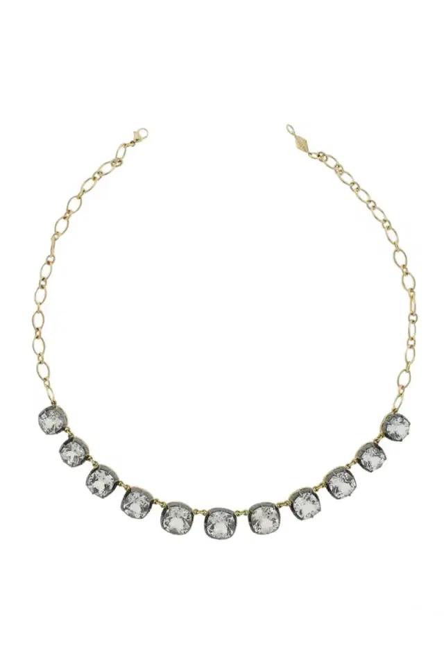 Fred Leighton Collet Semi-Riviere Necklace