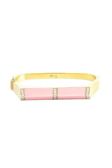 Jenna Blake Coral Diamond Pyramid Bangle | Thumbnail 1