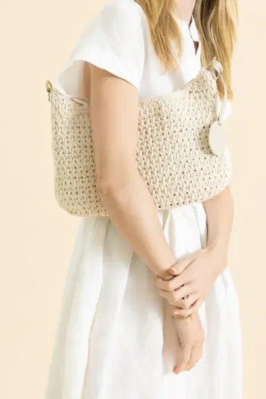 ELEVENTY Crochet Shoulder Bag | Thumbnail 4