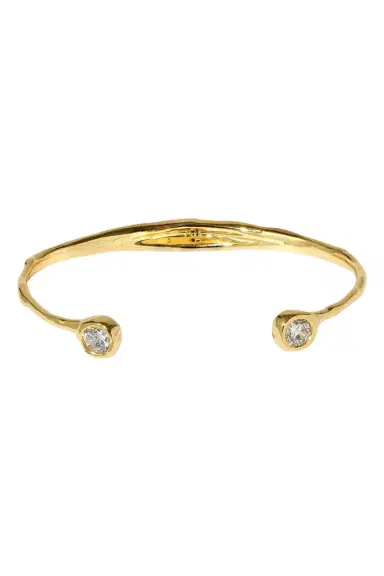 ALEXIS BITTAR Crystal Asterales Skinny Capped Cuff Bracelet | Thumbnail 1 ALEXIS BITTAR Crystal Asterales Skinny Capped Cuff Bracelet | Thumbnail 1