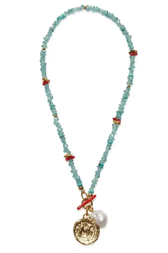 Lizzie Fortunato Crystal Cala Necklace