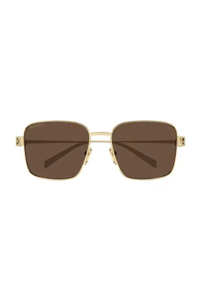 Gucci Crystal Logo Square Sunglasses