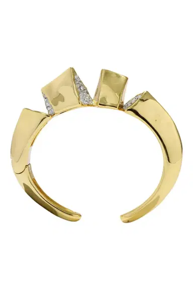 ALEXIS BITTAR Crystal Peak Solanales Hinge Cuff Bracelet | Thumbnail 5 ALEXIS BITTAR Crystal Peak Solanales Hinge Cuff Bracelet | Thumbnail 5