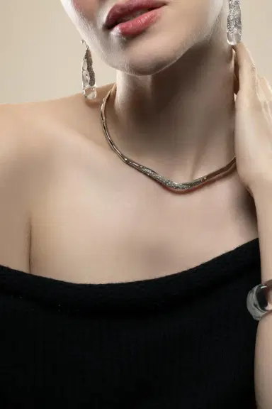 ALEXIS BITTAR Crystal Solanales Skinny Collar Necklace | Thumbnail 4 ALEXIS BITTAR Crystal Solanales Skinny Collar Necklace | Thumbnail 4