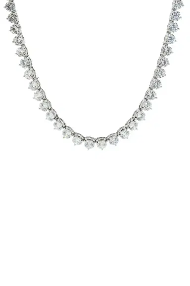 FANTASIA by DESERIO Cubic Zirconia Tennis Necklace 4MM | Thumbnail 1 FANTASIA by DESERIO Cubic Zirconia Tennis Necklace 4MM | Thumbnail 1