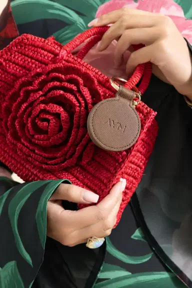 AMOR Y MEZCAL Dark Brown Leather Clip | Thumbnail 3