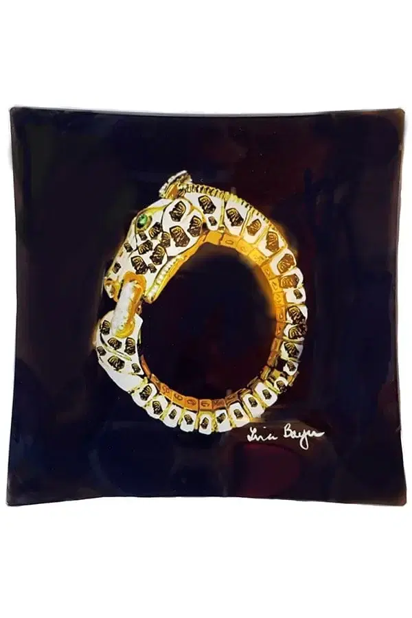 LISA BAYER David Webb Animal Cuff Trinket Tray