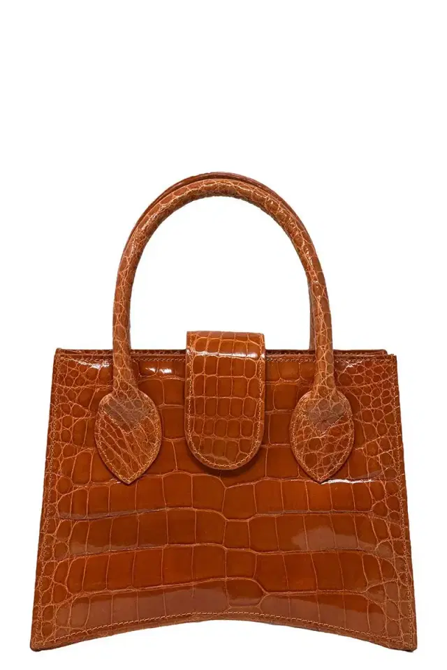 ANGELA ALVAREZ Demi Arco Bag - Orange
